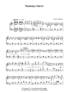 Radetzky March Op. 228 von Johann Strauß (Download) 