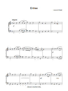 Entree von Leopold Mozart (Download) 