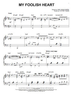 My Foolish Heart [Jazz version] von Bill Evans (Download) 