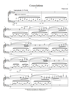 Consolation No. 3 von Franz Liszt (Download) 