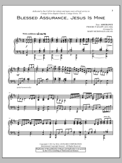 Blessed Assurance von Phoebe Palmer Knapp (Download) 