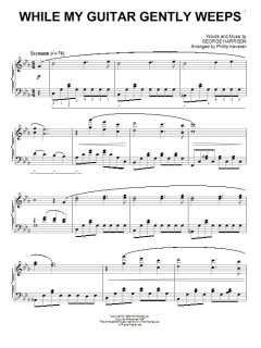 While My Guitar Gently Weeps [Classical version] von The Beatles (Download) 
