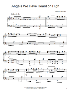 Angels We Have Heard On High [Ragtime version] von James Chadwick (Download) 