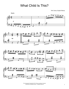 What Child Is This? [Ragtime version] von 16th Century English Melody (Download) 
