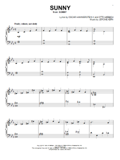 Sunny von Jerome Kern (Download) 