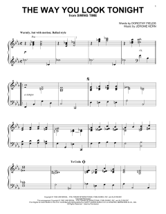 The Way You Look Tonight von Jerome Kern (Download) 