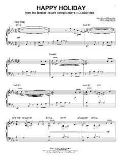 Happy Holiday [Jazz version] von Irving Berlin (Download) 