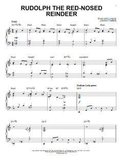 Rudolph The Red-Nosed Reindeer [Jazz version] von Robert L. May (Download) 