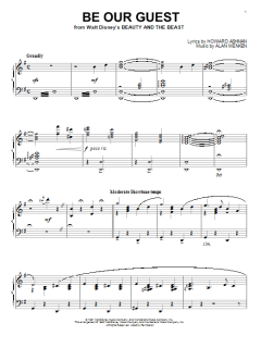 Be Our Guest von Alan Menken (Download) 