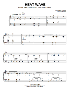 Heat Wave von Irving Berlin (Download) 