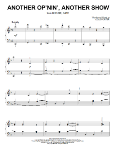 Another Op'nin', Another Show von Cole Porter (Download) 