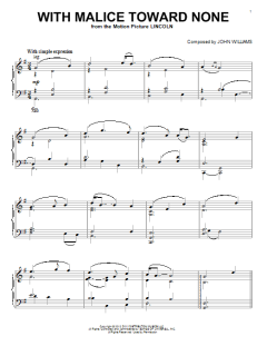 With Malice Toward None von John Williams (Download) 