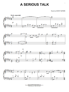 A Serious Talk von Danny Elfman (Download) 