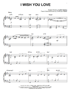 I Wish You Love [Jazz version] von Gloria Lynne (Download) 
