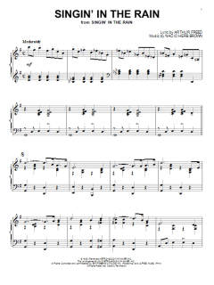 Singin' In The Rain von Arthur Freed (Download) 