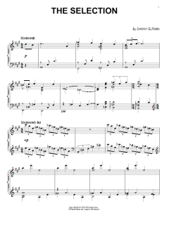 The Selection von Danny Elfman (Download) 
