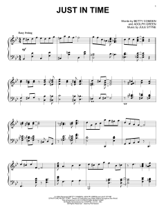 Just In Time von Jule Styne (Download) 