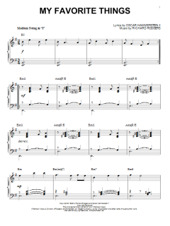 My Favorite Things [Jazz version] von John Coltrane (Download) 
