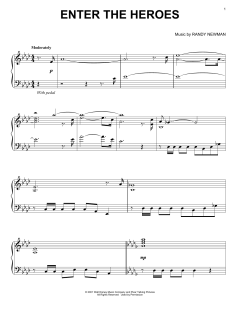 Enter The Heroes von Randy Newman (Download) 
