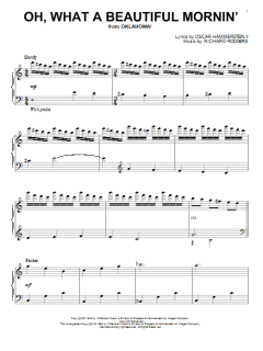 Oh, What A Beautiful Mornin' von Richard Rodgers (Download) 