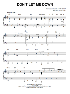 Don't Let Me Down [Jazz version] von The Beatles (Download) 