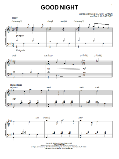 Good Night [Jazz version] von The Beatles (Download) 