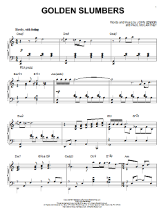 Golden Slumbers [Jazz version] von The Beatles (Download) 