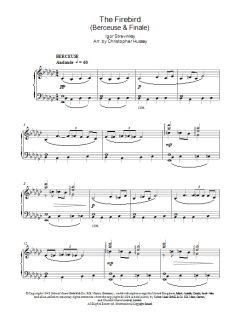 The Firebird (Berceuse & Finale) von Igor Stravinsky (Download) 