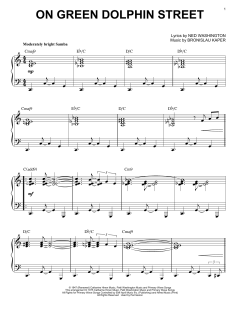 On Green Dolphin Street von Bronislau Kaper (Download) 