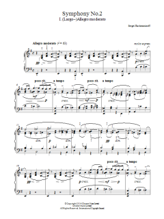 Symphony No.2 - 1st Movement von Sergei Rachmaninov (Download) 