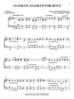 Stand Up, Stand Up For Jesus von George J. Webb (Download) 