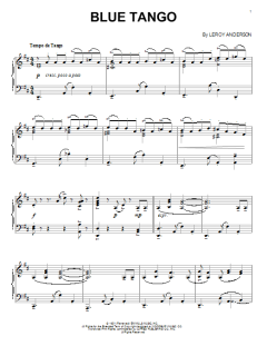 Blue Tango von Leroy Anderson (Download) 