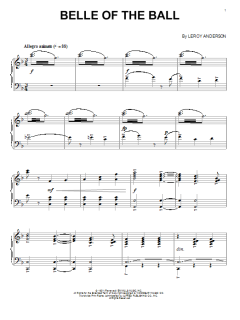 Belle Of The Ball von Leroy Anderson (Download) 