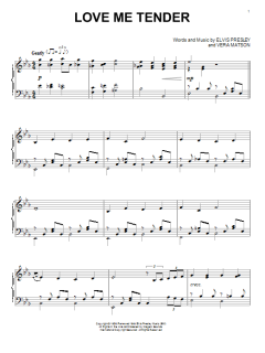 Love Me Tender von Elvis Presley (Download) 