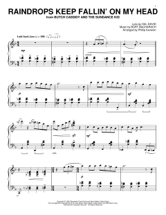 Raindrops Keep Fallin' On My Head von Hal David (Download) 