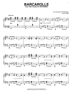 Barcarolle von Jacques Offenbach (Download) 