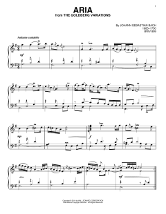 Aria von Johann Sebastian Bach (Download) 