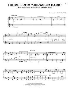 Theme From Jurassic Park von John Williams (Download) 
