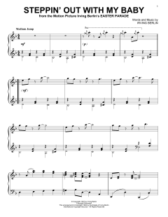 Steppin' Out With My Baby von Irving Berlin (Download) 