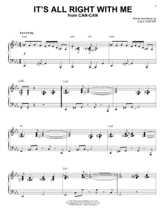 It's All Right With Me [Jazz version] von Cole Porter (Download) 