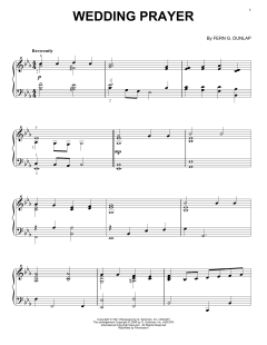 Wedding Prayer (Download) 
