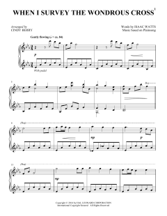 When I Survey The Wondrous Cross von Isaac Watts (Download) 