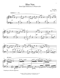 Blue Nun von Tan Dun (Download) 