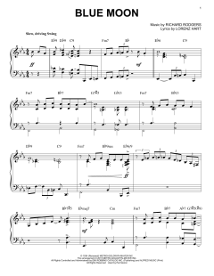 Blue Moon [Jazz version] von Elvis Presley (Download) 
