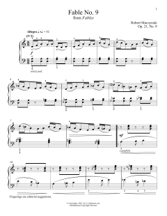 Fable No. 9, Op. 21 von Robert Muczynski (Download) 