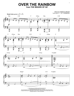 Over The Rainbow [Jazz version] von Harold Arlen (Download) 