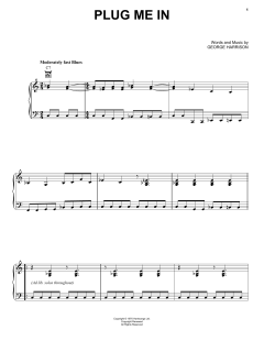 Plug Me In von George Harrison (Download) 
