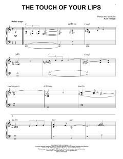 The Touch Of Your Lips von Ray Noble (Download) 