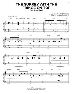 The Surrey With The Fringe On Top [Jazz version] von Rodgers & Hammerstein (Download) 