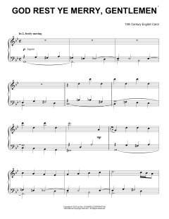 God Rest Ye Merry, Gentlemen von 19th Century English Carol (Download) 
